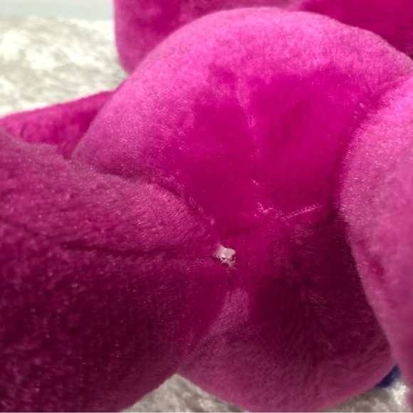 Build A Bear Candy Hearts Unicorn 17 Inch Hot Pink Silver Sparkle Stuffed Animal - Picture 11 of 11